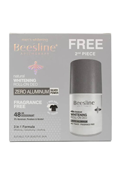 BESLİNE Beesline Whitening Roll On Deodorant Zero Aluminum Fragrance Free Sil...