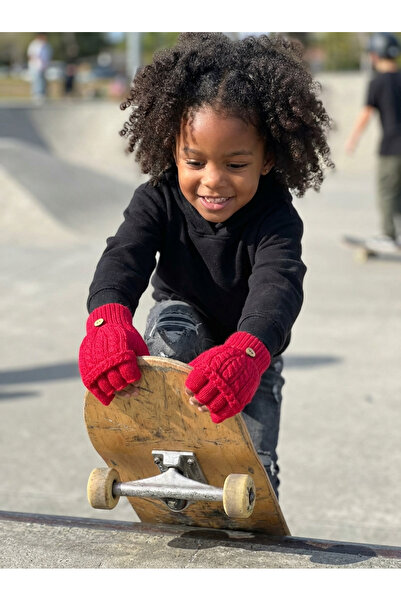 PIECE SIGNATURE Luxury Covered Cut-Finger Gloves for Teenagers (Ages 7-10)