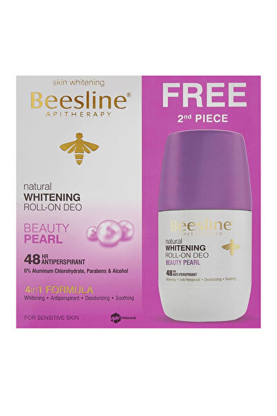 BESLİNE Beesline Beauty Pearl Fragrance Whitening Roll-On Deodorant 50 ml, 2-...