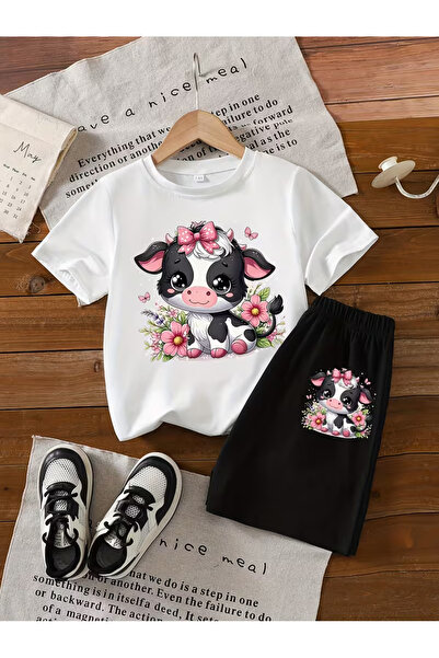 Cevval Σετ παιδικό μπλουζάκι και σορτς τσέπης