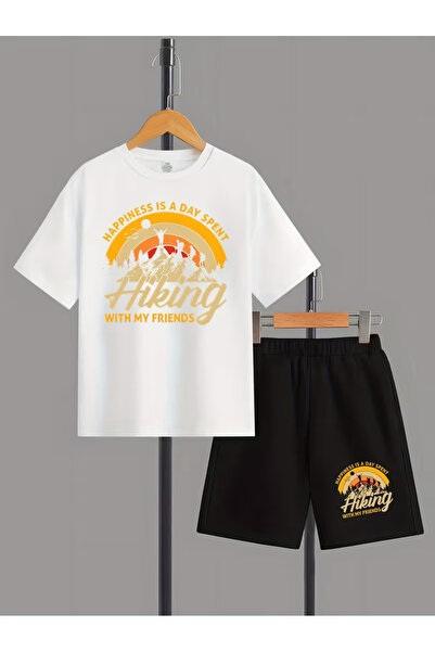 YUNAYT Set tricou și pantaloni scurți pentru copii (2 piese)