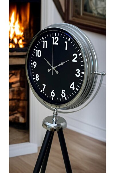 Nemere Prime Chrome Tripod Stand Clock Nemerehome