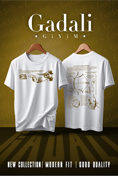 Gadali Unisex Traditional Turkish Archery Shooting Technique Printed T-Shirt