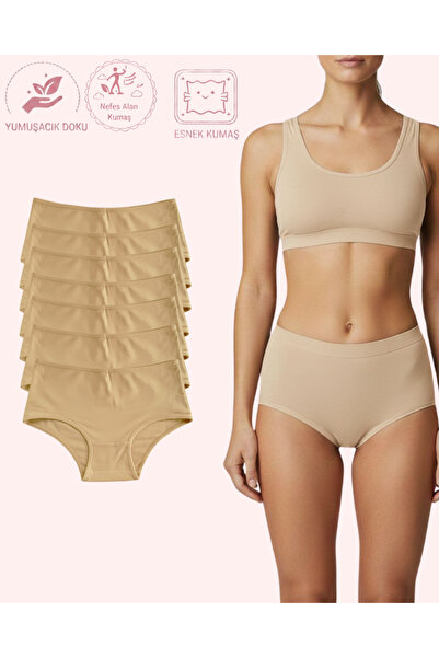 NO BRAND Women's High Waist Cotton Combed Cotton Panties |   Daily Underwear ...