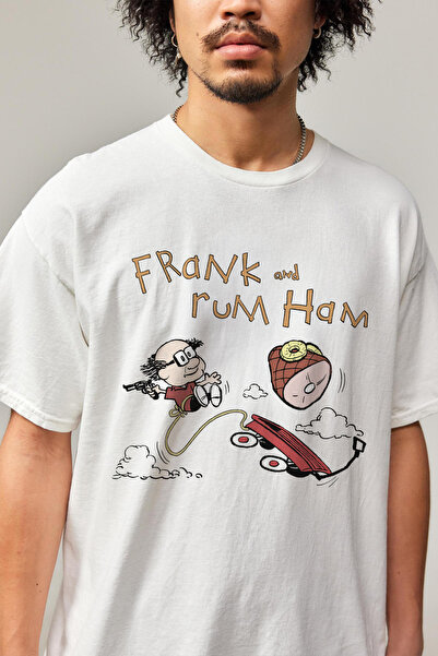Tee&more. تي شيرت فاخر مطبوع عليه It's Always Sunny Frank and Rum Ham للجنسين...