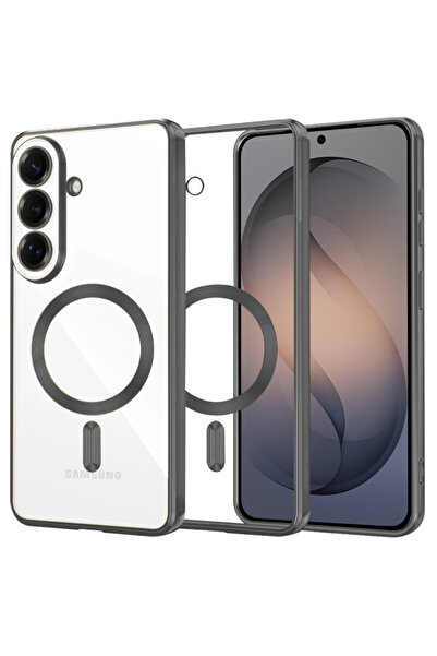 Techsuit Θήκη Premium για Samsung Galaxy S26 Luxury Crystal MagSafe, Μαύρη