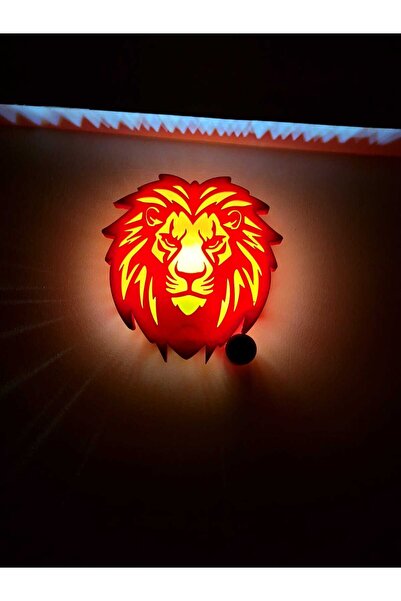 Alse3D Aslan Kafası Duvar & Gece Lambası