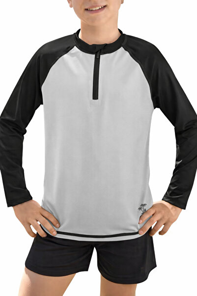 BesserBay Children's swimming top, long sleeve, breathable, UV protection, bl...