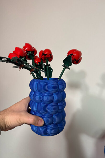 glowify prime glowify prime منظم أدوات المكياج الملون بنمط الطوب، وحامل القلم...