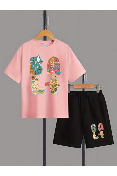Cevval Σετ παιδικό μπλουζάκι και σορτς τσέπης