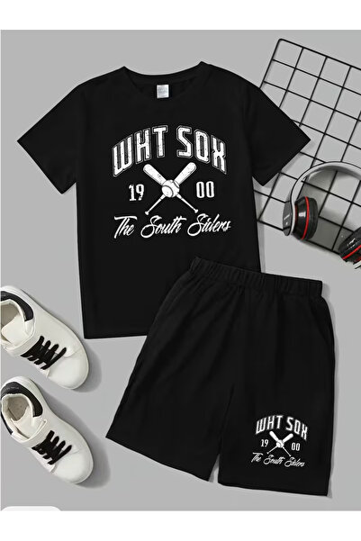 Cevval Σετ παιδικό μπλουζάκι και σορτς τσέπης