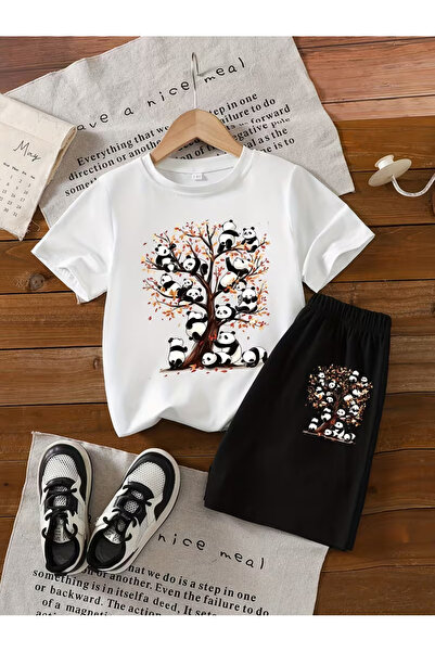 Cevval Children's T-Shirt and Pocket Shorts Set