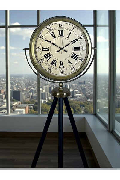 Nemere Antique Looking Vintage Tripod Stand Clock Nemerehome
