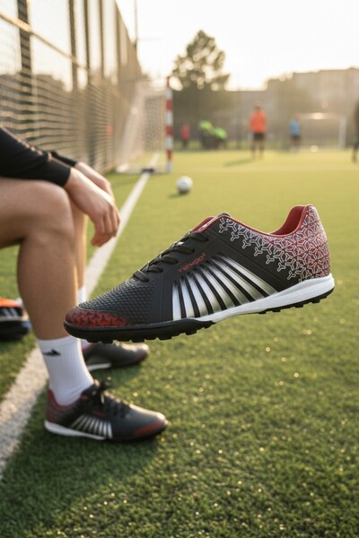 enoch Enoch Professional Vector Patterned and Stripe Detailed Astroturf Field...