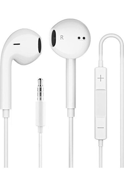 Jastech سماعات رأس سلكية أصلية بمقبس 3.5 ملم - سماعات أذن سلكية مزودة بميكروف...