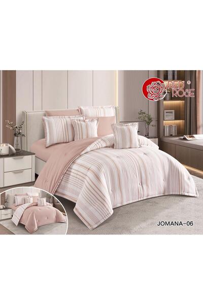 Red Rose Jumana Microfiber Hotel Quilt (5 pieces) - Single and Twin Sizes - S...