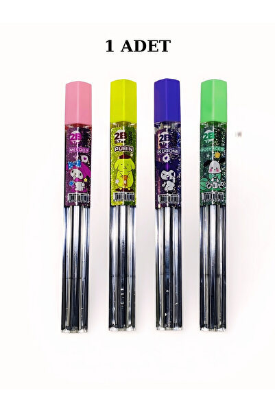 ÖZ OFİS Kuromi My Melody Pochacco Pompompurin Desenli 0.7 2B Kalem Ucu - Tekli