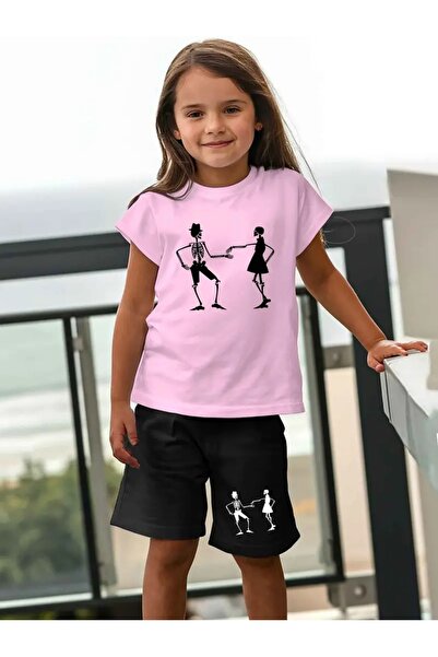 Cevval Set tricou și pantaloni scurți pentru copii (2 piese)