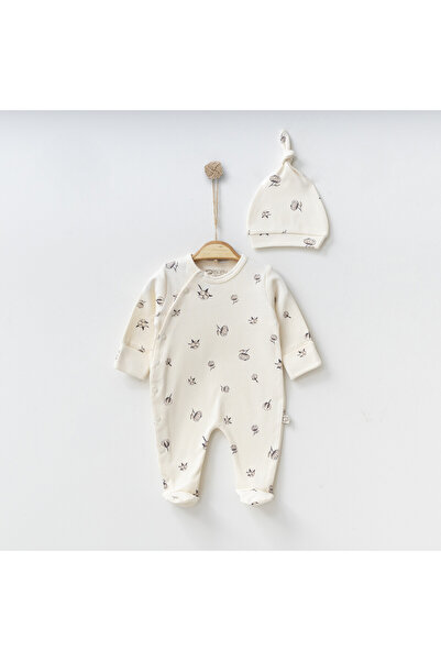 O Baby Cotton Printed Unisex 100% Cotton Sleep & Daily Jumpsuit with Booties ...