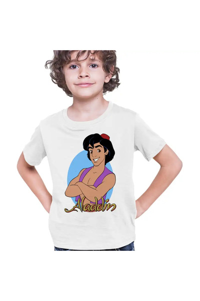 OEM Tricou Copii Baieti Aladdin Ali Baba O mie si una de nopti Aladin
