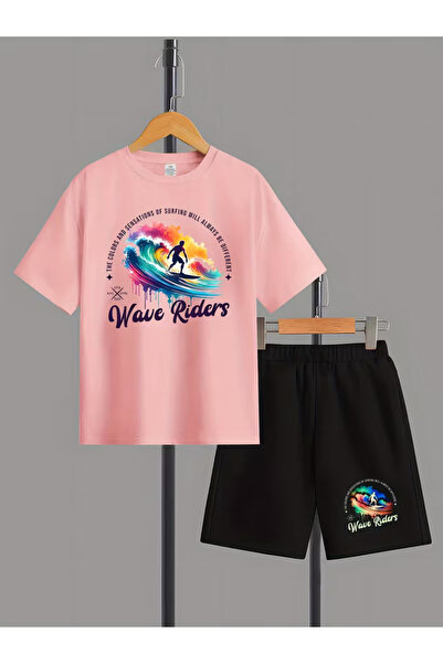 Cevval Σετ παιδικό μπλουζάκι και σορτς τσέπης