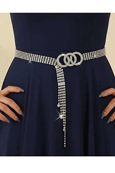 Parspera Cureaua model 3 cu zirconiu placat cu argint Vip - Curea pentru nunt...