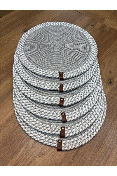 MaVaux Herakles 6 Pieces Wicker Plate Mat / American Service Lux Presentation...