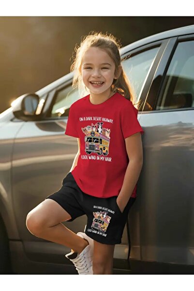 Cevval طقم تي شيرت وشورت جيب للأطفال