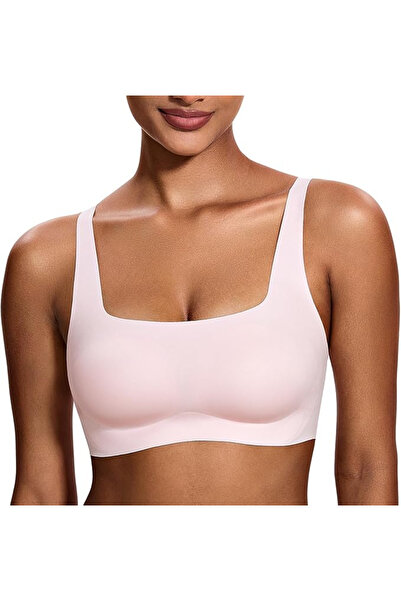 OEM Seamless Push-Up Bra, Padded, Pink XL