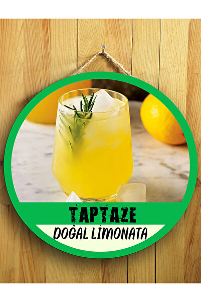 Mayeka Cafeler Restoranlar Kahvaltıcılar İçin Limonata Duvar Kapı Tablo Ahşap...