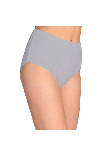 Miravm 5 τεμάχια Tutku Γυναικεία ψηλόμεσα εσώρουχα από καουτσούκ σε γκρι χρώμα