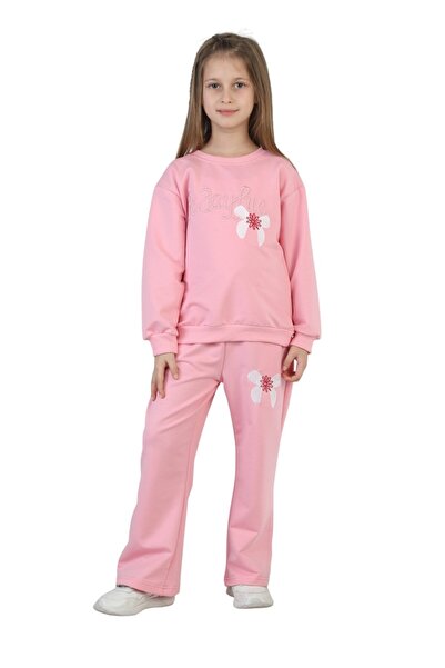 ERDEM KIDS Girl's School Daily Wear Embroidered Two-Thread Top and Bottom Two...