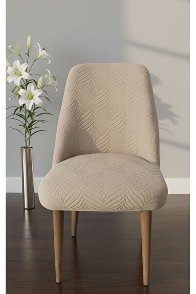 BASHTUGH TİCARET Mutfak Sandalye Kılıfı-Tek adet Kaliteki Tam Saran Yıkanabil...