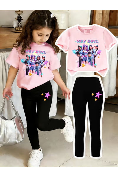 Cevval Children's Tights and Tshirt Set