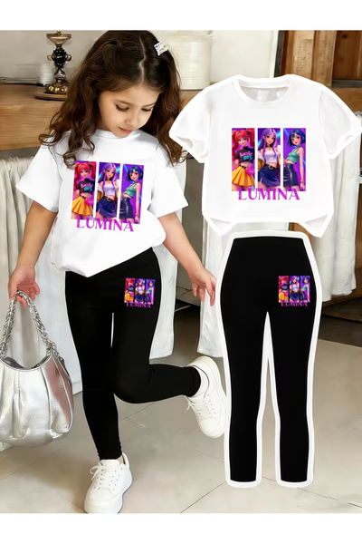 Cevval Children's Tights and Tshirt Set