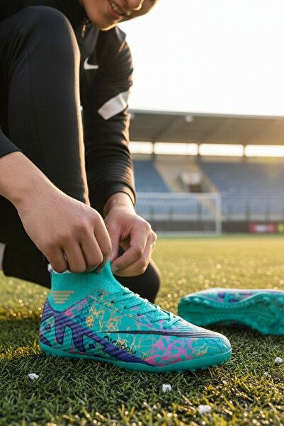 enoch Enoch Abstract-Neon Integrated Professional Carpet Field Shoes