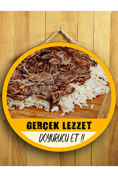 Mayeka Cafeler Restoranlar Dönerciler İçin Et Döner Duvar Kapı Tablo Ahşap As...