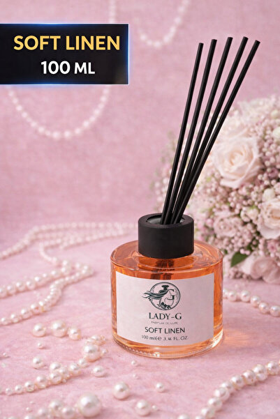 G Lady Lady-G SOFT LİNEN İNCİ ÇİÇEĞİ Yüksek Kalite Premium Bambu Reed Diffuse...