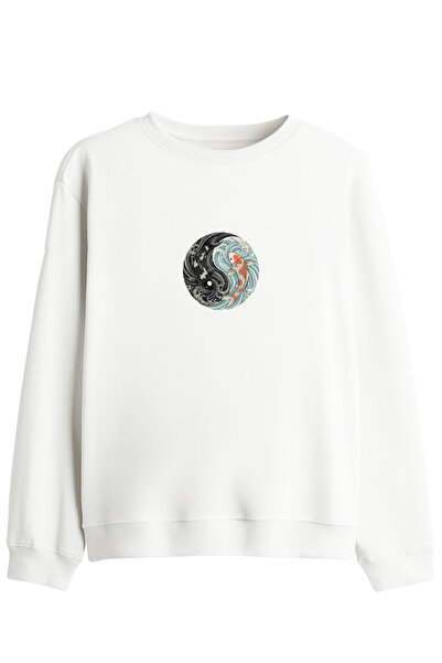 BetterThanCo Блуза с качулка за колоездене с печат Balance