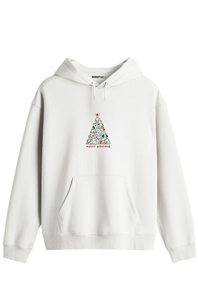 BetterThanCo هودي بطبعة ووفماس للجنسين مع ياقة مزودة بغطاء للرأس