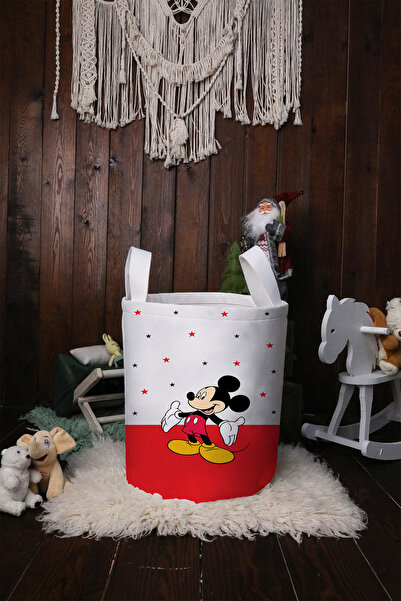 BelezaHome سلة ألعاب لغرفة الأطفال والرضع، منظم ألعاب قماشي قابل للطي بنمط مي...