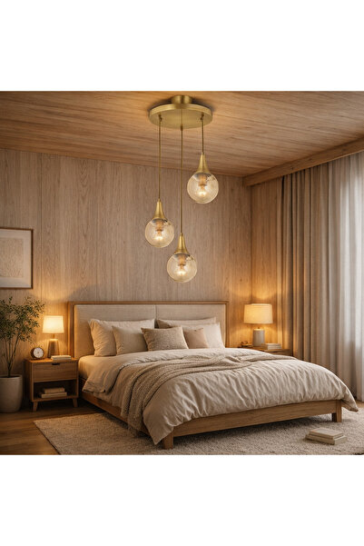 HubRom Πολυέλαιος, DAMLA 3062-1750-03 35x70 cm 3xE27-60W Αντίκα-Καφέ