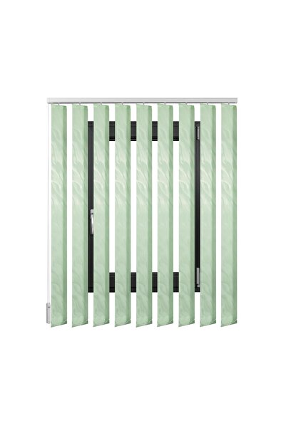 MC&A Amenajari Jaluzele Verticale Textile , VERDE PAL , L 80 cm X H 110 cm