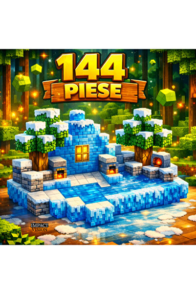 Impact Vision Set 144 Cuburi de Constructie Magnetice Impact Vision®, Frozen ...