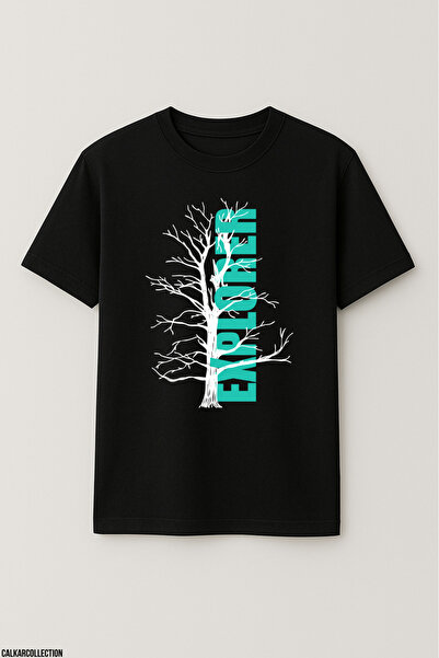 CALKARCOLLECTION Unisex Oversize Endurance Explorer Tree Tshirt