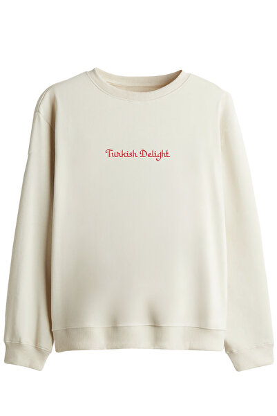 BetterThanCo Hanorac cu imprimeu Turkish Delight, cu guler rotund