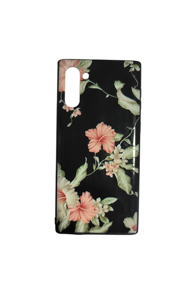 OEM Carcasă compatibilă cu Samsung Galaxy Note10, efect 3D, design Hibiscus, ...