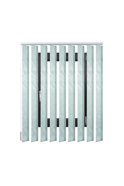MC&A Amenajari Textile Vertical Blinds, BLUE PAL, L 215 cm X H 150 cm
