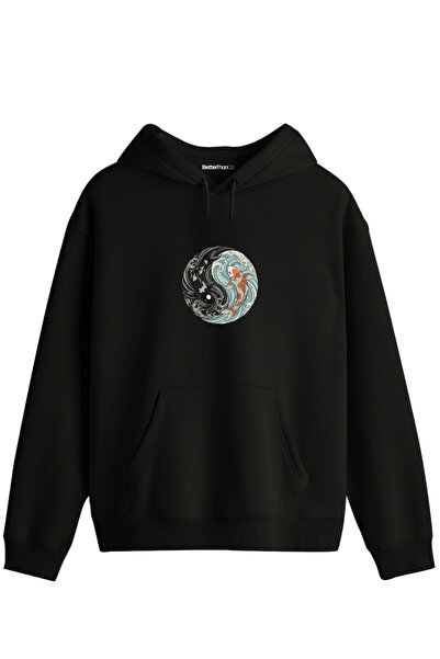 BetterThanCo Φούτερ με κουκούλα με στάμπα Balance, Unisex