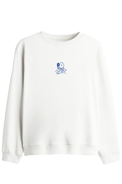 BetterThanCo Running Printed Crew Neck Sweatshirt